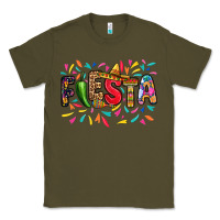 Army Green Fiesta Classic Tee - RanaPortraitStore
