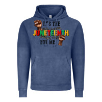 Vintage Denim its the juneteenth for me Vintage Hoodie - CowGirlArtShop