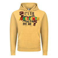 Vintage Mustard its the juneteenth for me Vintage Hoodie - CowGirlArtShop