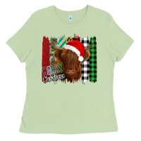 Matcha Merry Christmas Cow Ladies Tee - Bettercallsaul