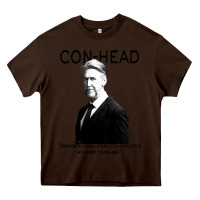 Chocolate Brown connor, roy was interested in politics Heavy Core Tee - minhPixels