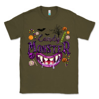 Army Green Candy Monster Classic Tee - texasbilliewilder