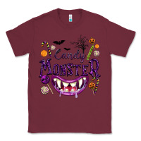 Burgundy Candy Monster Classic Tee - texasbilliewilder