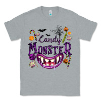 Heather Grey Candy Monster Classic Tee - texasbilliewilder