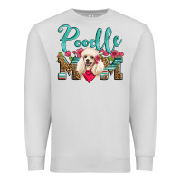 Dove Grey poodle mom Premium Sweatshirt - Artiststas