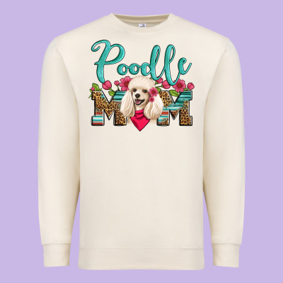 Poodle Mom Premium Sweatshirt Designed By Artiststas