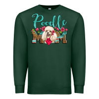 Sports Green poodle mom Premium Sweatshirt - Artiststas