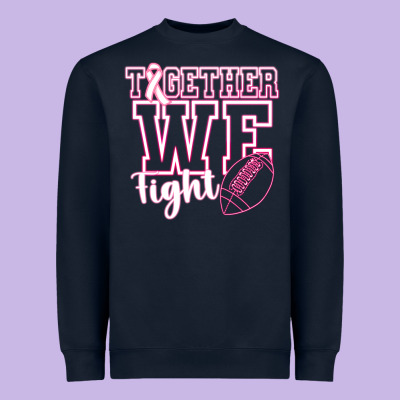 Together We Fight Heavyweight Sweatshirt Designed By Cowhidedigitalart