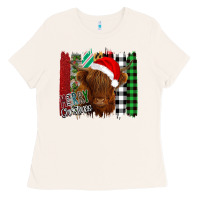 Bone Merry Christmas Cow Ladies Tee - Bettercallsaul