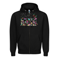 Black blessed mom Zipper Hoodie - SublimationCraftShop