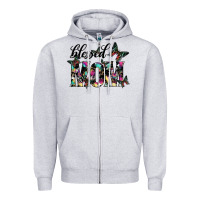 Heather Grey blessed mom Zipper Hoodie - SublimationCraftShop