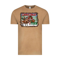 Vintage Camel Christmas On The Farm Vintage Tee - RanaPortraitStore