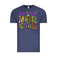 Vintage Denim Little miss Mardi Gras Vintage Tee - HowdyJamesFarm