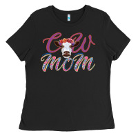 Black Cow Mom Ladies Tee - Bettercallsaul