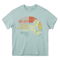 Arona Mens Welder Because Engineers Need Heroes Too Gifts Funny Welding Heavy Core Tee - minhPixels