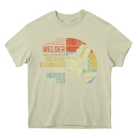 Mossy Mens Welder Because Engineers Need Heroes Too Gifts Funny Welding Heavy Core Tee - minhPixels
