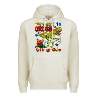 Oatmeal Heather ready to crush 5th grade Premium Hoodie - BundleAndBundleShop