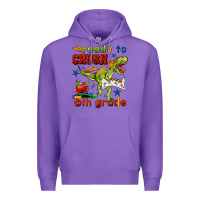 Purple ready to crush 5th grade Premium Hoodie - BundleAndBundleShop