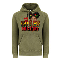 Vintage Olive i am black history black girl peekaboo juneteenth Vintage Hoodie - CowGirlArtShop