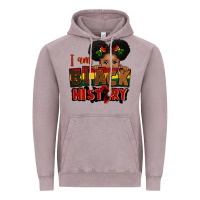 I Am Black History Black Girl Peekaboo Juneteenth Vintage Hoodie | Teevron