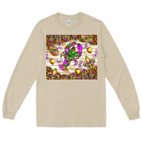 Mushroom Mardi Gras with crab tumbler Long Sleeve Tee - HowdyJamesFarm