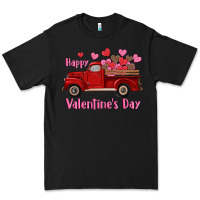 Black happy valentine's day truck hearts Premium Tee - RanaPortraitStore