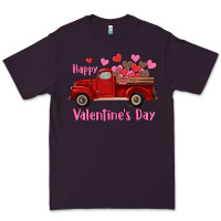Plum happy valentine's day truck hearts Premium Tee - RanaPortraitStore