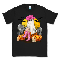 Black Halloween Cowgirl Costumes Classic Tee - texasbilliewilder