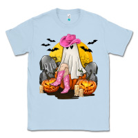 Dusty Blue Halloween Cowgirl Costumes Classic Tee - texasbilliewilder