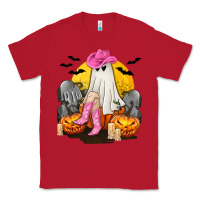 Red Halloween Cowgirl Costumes Classic Tee - texasbilliewilder