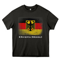 Asphalt Germany German Flag Deutschland Souvenir Gift Alemania Heavy Core Tee - minhPixels