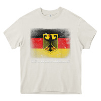 Germany German Flag Deutschland Souvenir Gift Alemania Heavy Core Tee | Teevron
