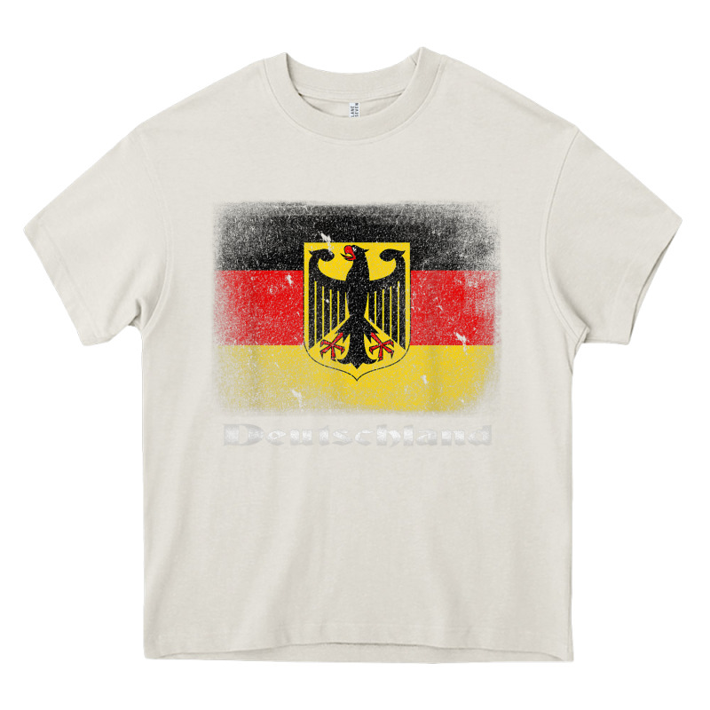 Germany German Flag Deutschland Souvenir Gift Alemania Heavy Core Tee by minhPixels | Teevron