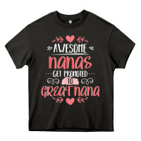 Asphalt Gift for 1st Time Great Nana  Great Nana Heavy Core Tee - minhPixels