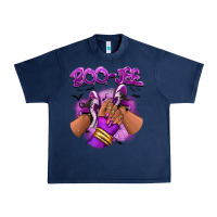 Navy Boo-jee Halloween afro sneakers Urban Heavy Tee - RanaPortraitStore