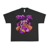 Pigment Black Boo-jee Halloween afro sneakers Urban Heavy Tee - RanaPortraitStore