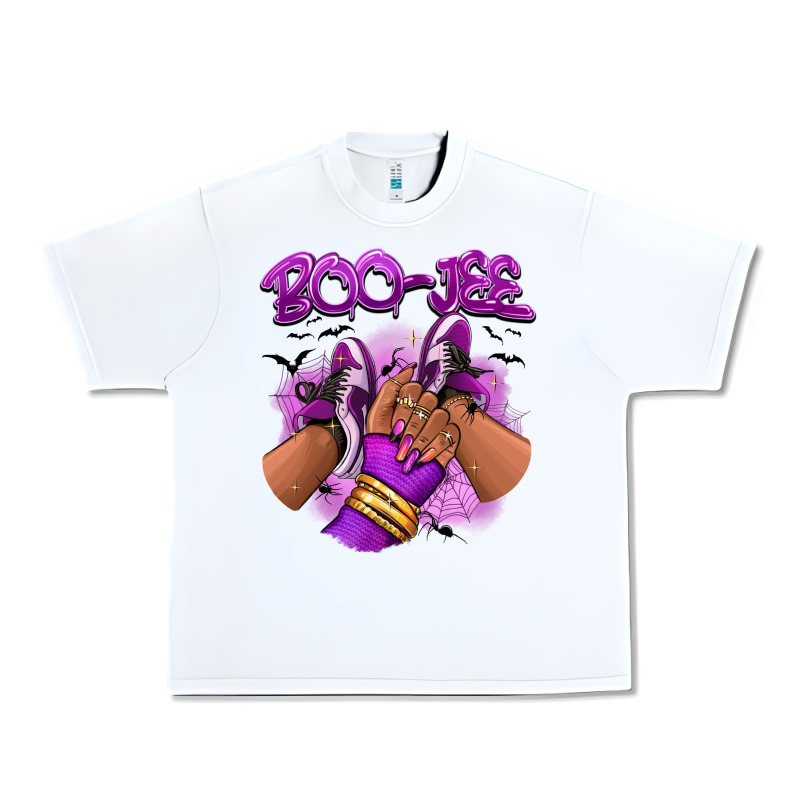 Boo-jee Halloween Afro Sneakers Urban Heavy Tee by RanaPortraitStore | Teevron