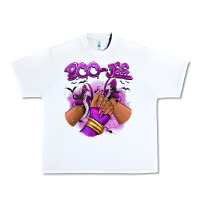 White Boo-jee Halloween afro sneakers Urban Heavy Tee - RanaPortraitStore