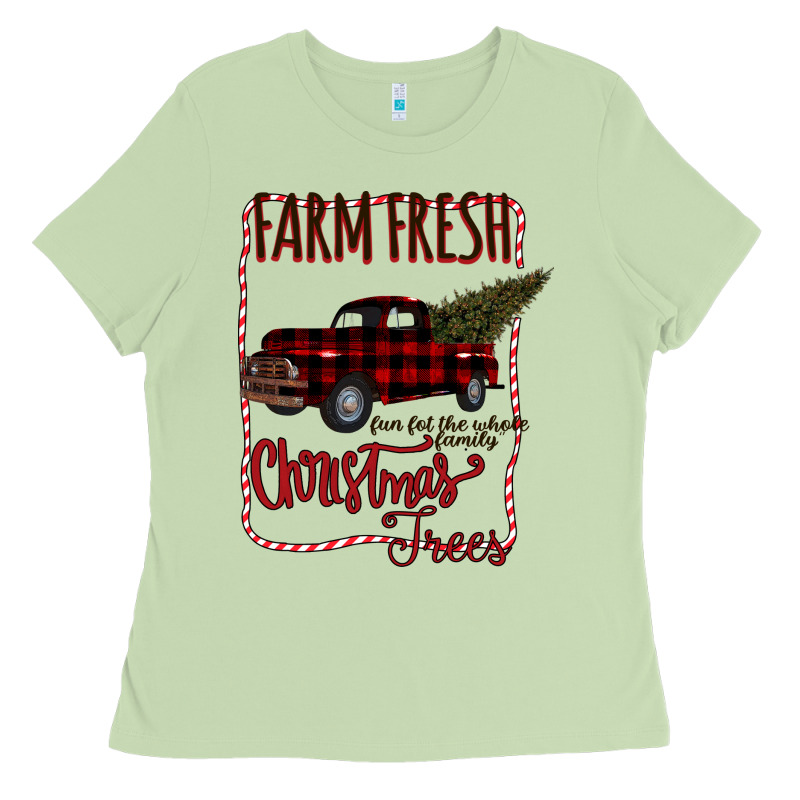 Farm Fresh Christmas Ladies Tee by Bettercallsaul | Teevron