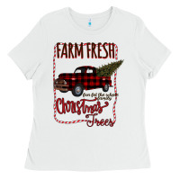White Farm Fresh Christmas Ladies Tee - Bettercallsaul