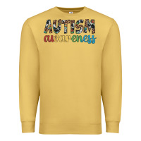 Antique Gold autism awareness Premium Sweatshirt - Artiststas