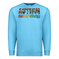 Ocean Blue autism awareness Premium Sweatshirt - Artiststas