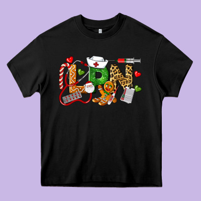 Christmas Lpn Certified Nursing Assistant Heavy Core Tee Designed By Lillyallendesigns