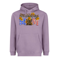 Lavender military mom with soldier boots Heavyweight Hoodie - Artiststas