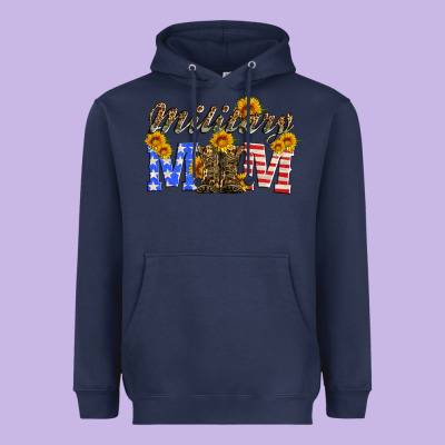 Military Mom With Soldier Boots Heavyweight Hoodie Designed By Artiststas