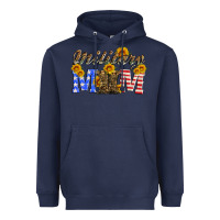 Navy military mom with soldier boots Heavyweight Hoodie - Artiststas
