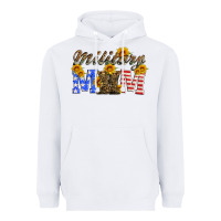 White military mom with soldier boots Heavyweight Hoodie - Artiststas