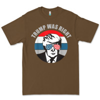 Cacao trump was right republican conservative political t shirt Premium Tee - minhPixels