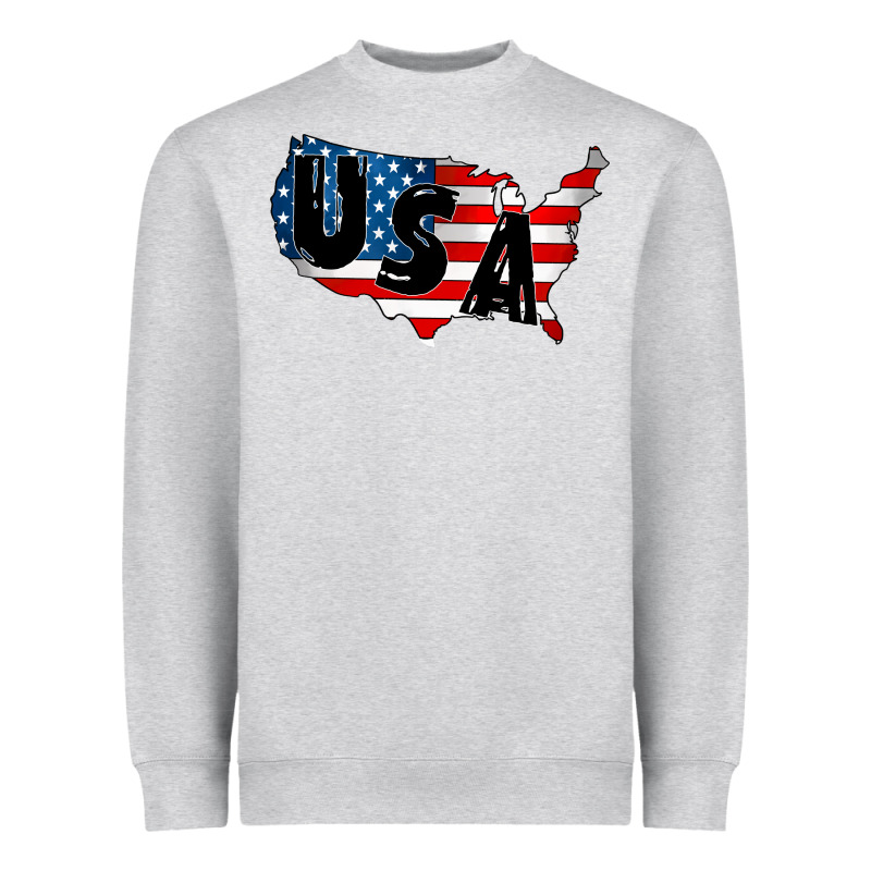 Usa Heavyweight Sweatshirt by CowhideDigitalArt | Teevron