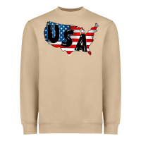 Mushroom Usa Heavyweight Sweatshirt - CowhideDigitalArt